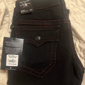 Mens True Religion Jeans Size W29 Relaxed Straight Fit.
